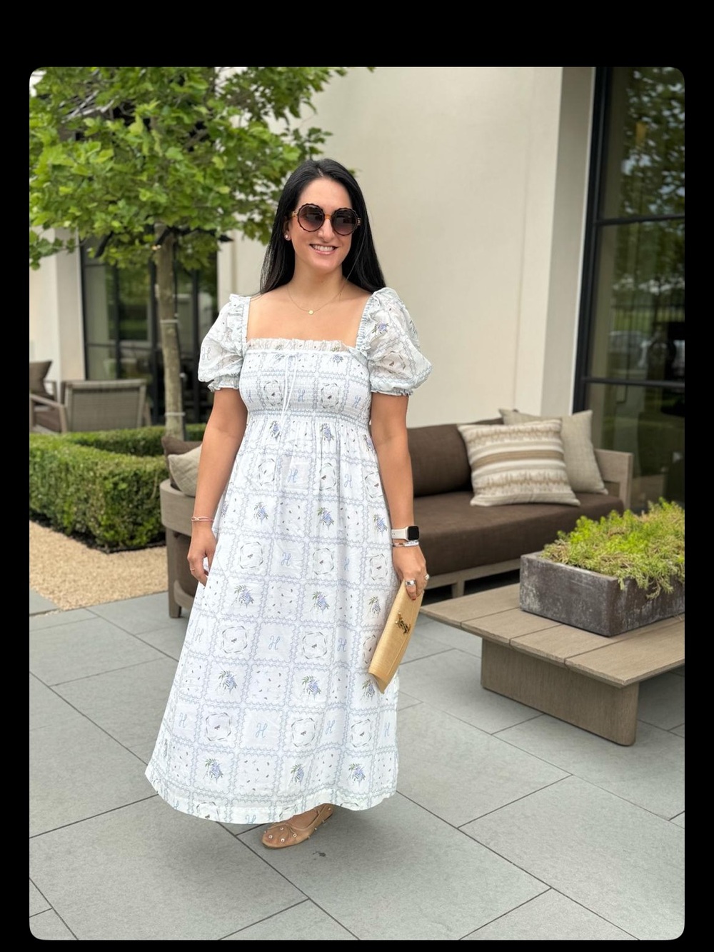 Hill House The Scarlett Nap Dress® - White Floral Patchwork